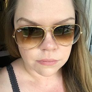 Gold Ray-Ban Aviators